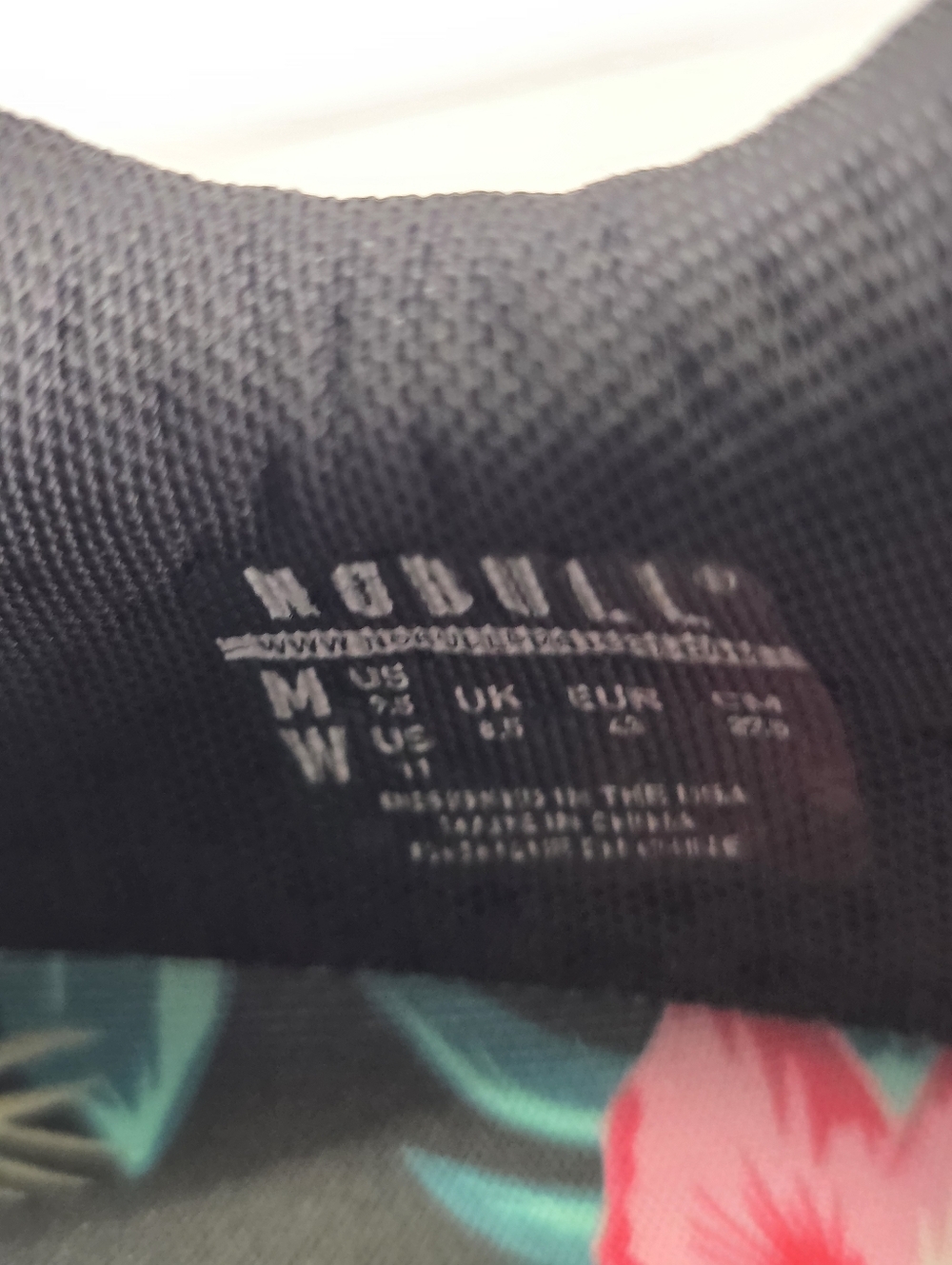 NOBULL Impact Sneaker Men's 9.5 Women's 11 Trainer SuperFabric Midnight Tropical - Picture 16 of 16